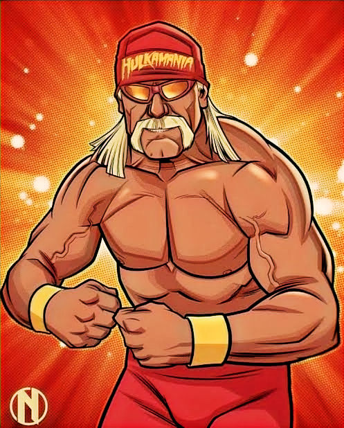 Hulk Hogan's classic "red and yellow" persona.