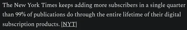 New York Times statistic