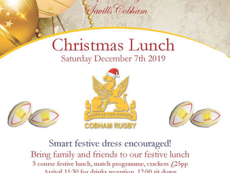 Cobham Christmas Lunch 2019