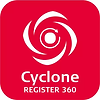 CYCLONE REGISTER 360 Software Interface or Logo
