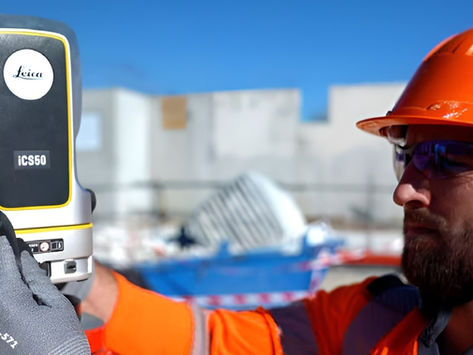 חברת Bouygues Construction משפרת את יעילות המדידה והסימון בעזרת Leica iCON iCS50 ביצוע סימונים מדויקים בפרויקט מגורים שאפתני מבחינה אדריכלית