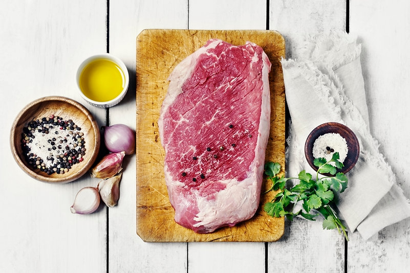 Steak de bœuf cru