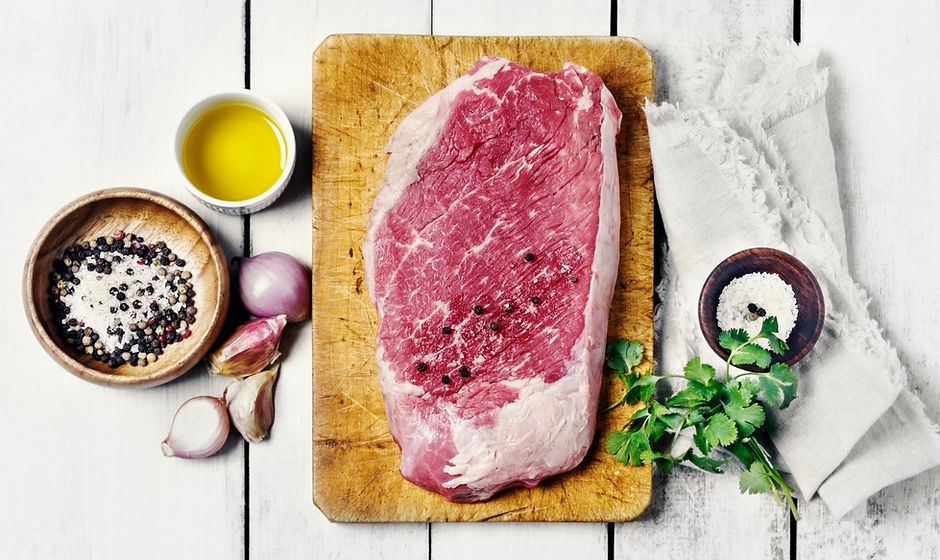 Filete de carne cruda