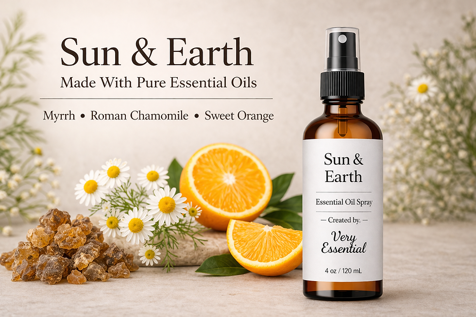 Thumbnail: Sun & Earth Citrus & Wood Essential Oil Blend – Bright Grounding Aromatherapy |