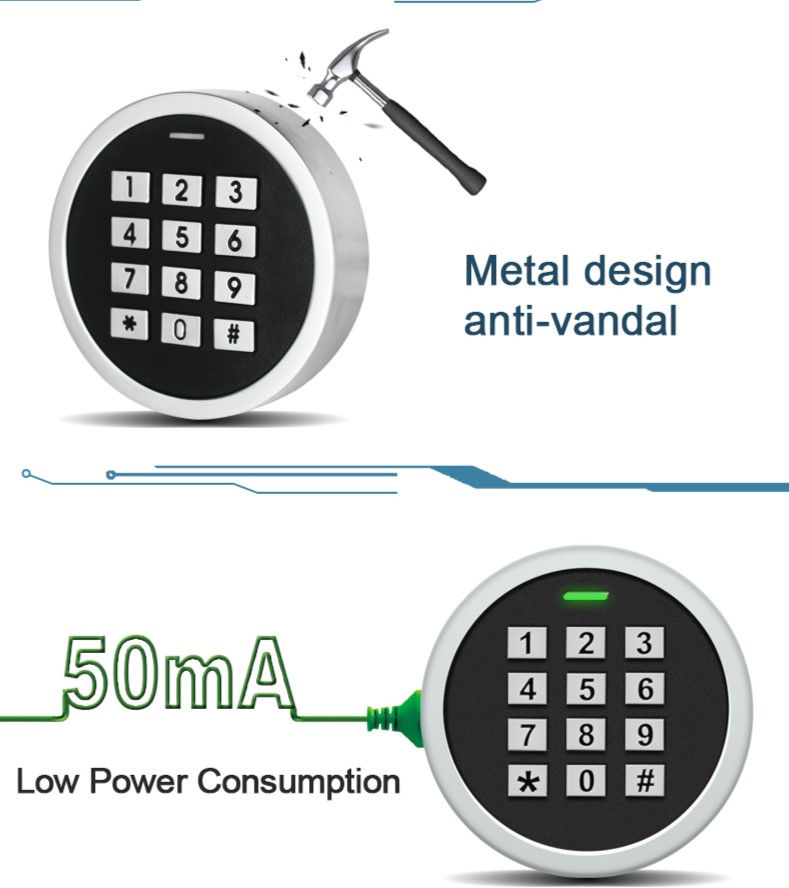 Thumbnail: A9 Tuya Bluetooth Mini Keypad Access (EM Card)