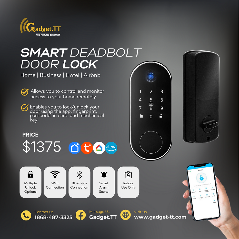Smart Bluetooth Fingerprint Deadbolt Door Lock