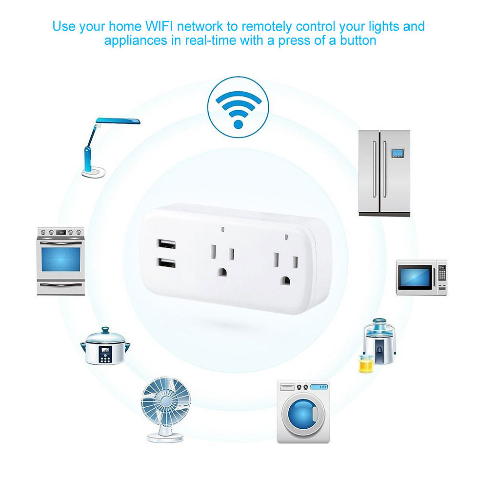 Thumbnail: Smart double plug can be used on many appliances