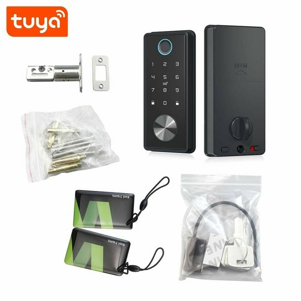 Thumbnail: smart deadbolt lock package contents