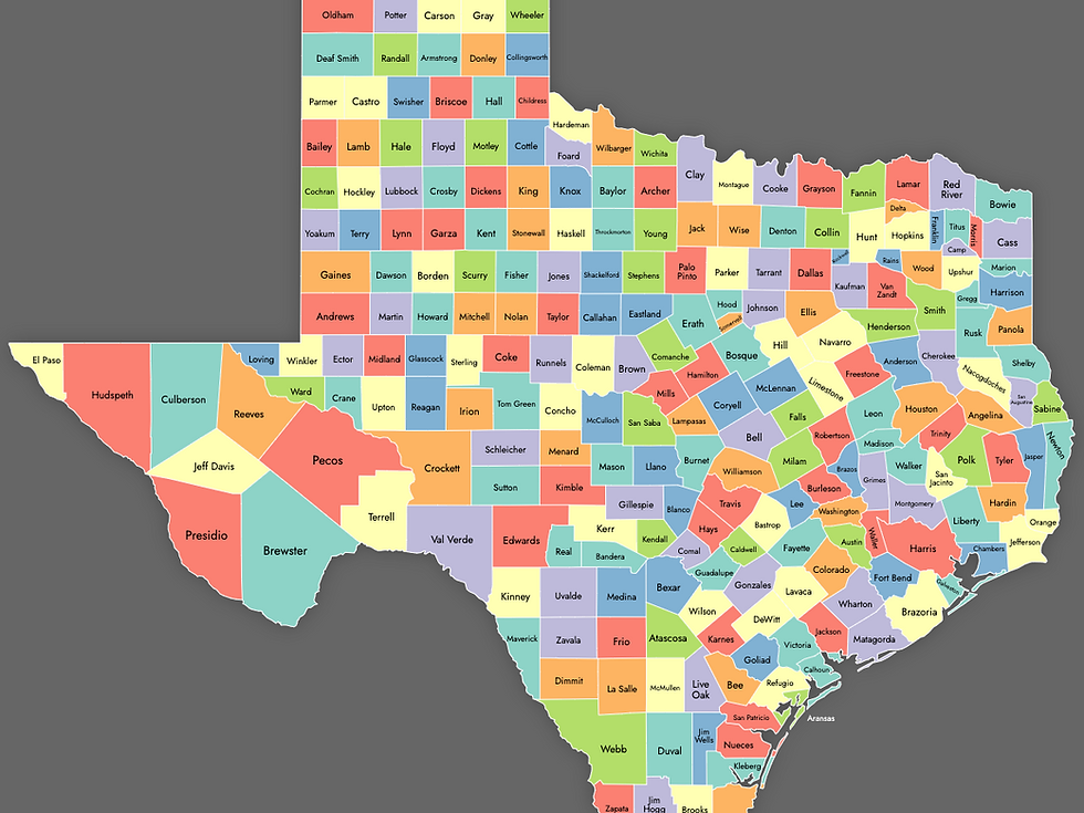 Georgetown Water Service Territory Map showing city limits and transfer areas
