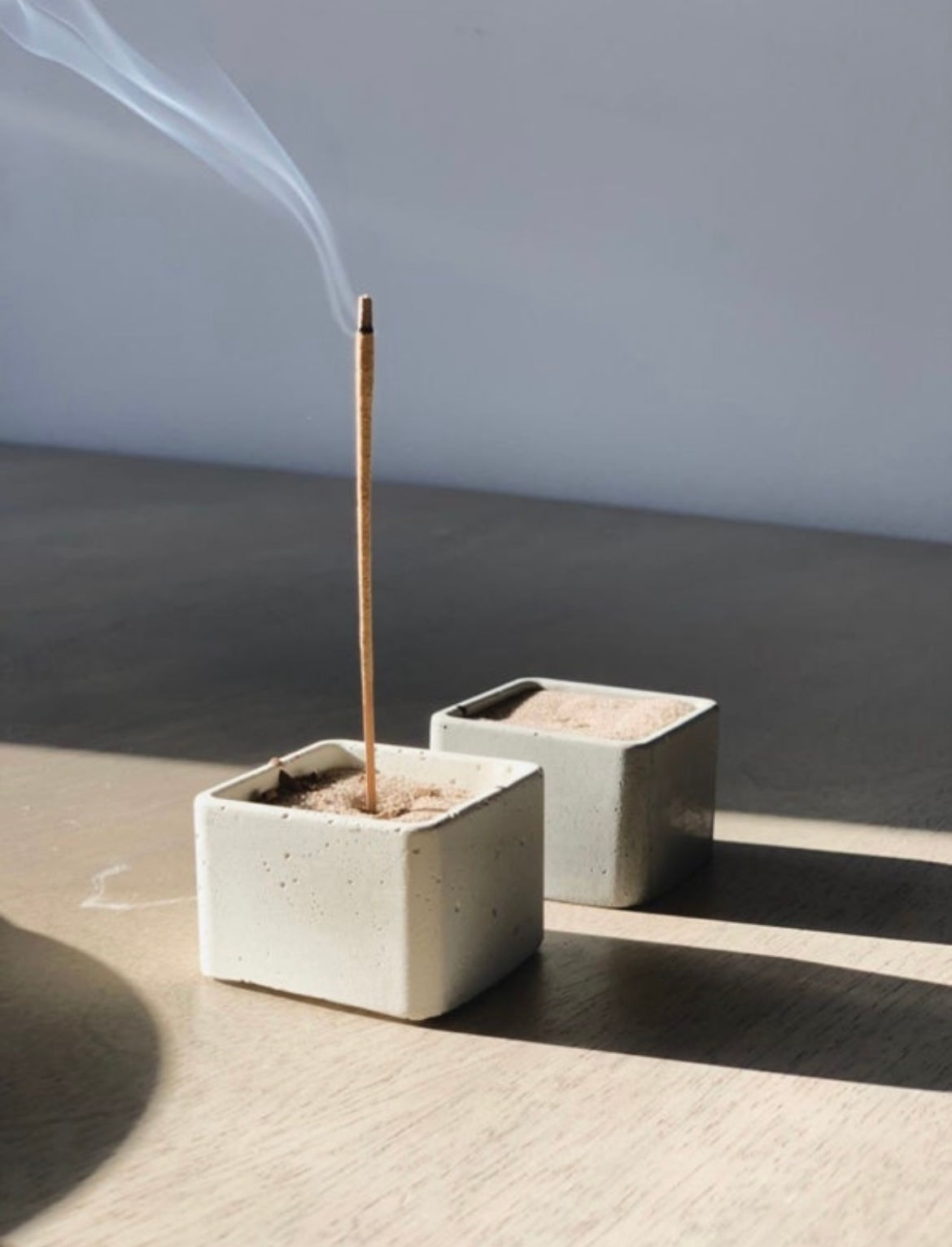 Mini Concrere Pot with sand