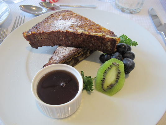 【チョコレート・バナナ・フレンチトースト】今朝のチョイス