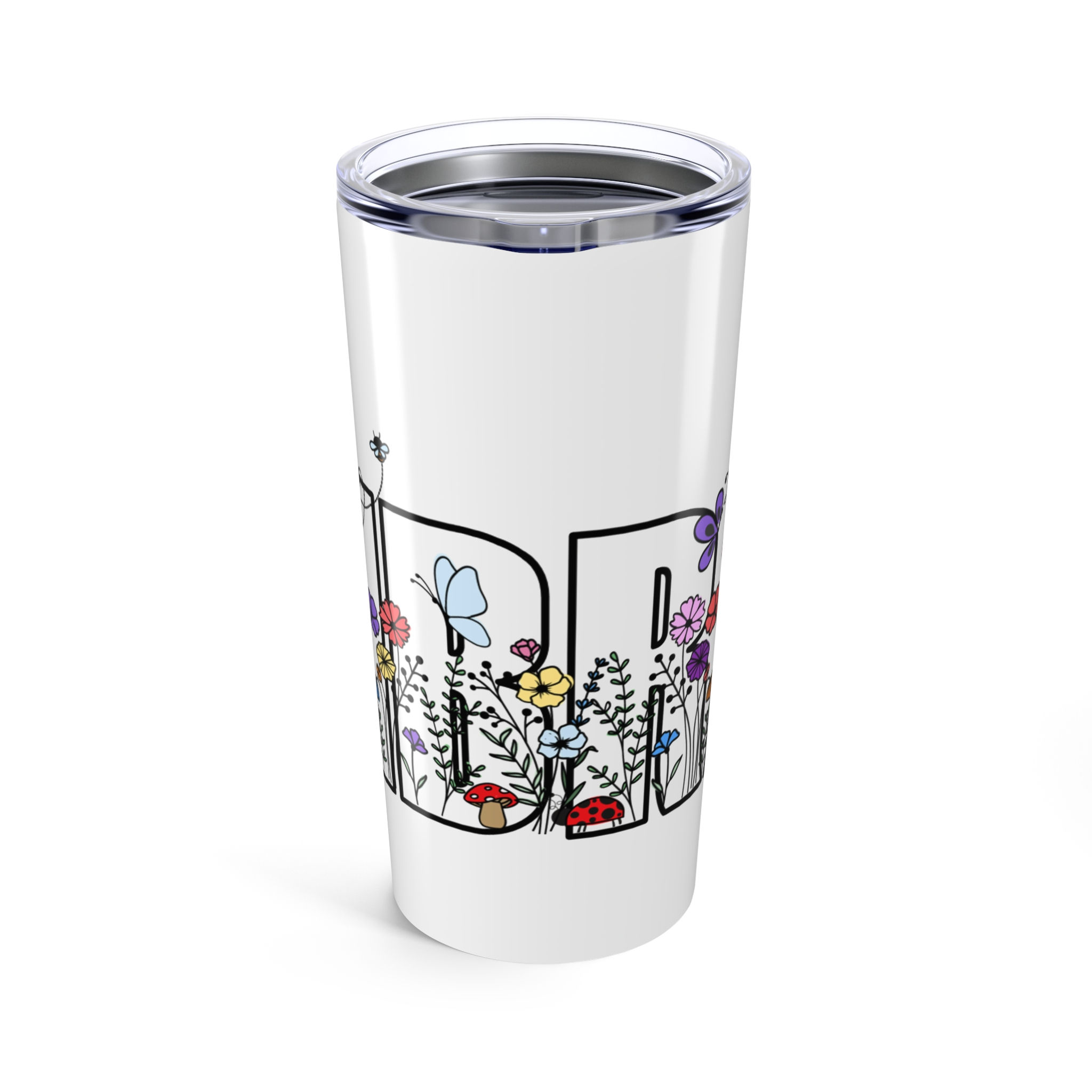 Libra Flowers 20 oz Tumbler | Astrology Style 