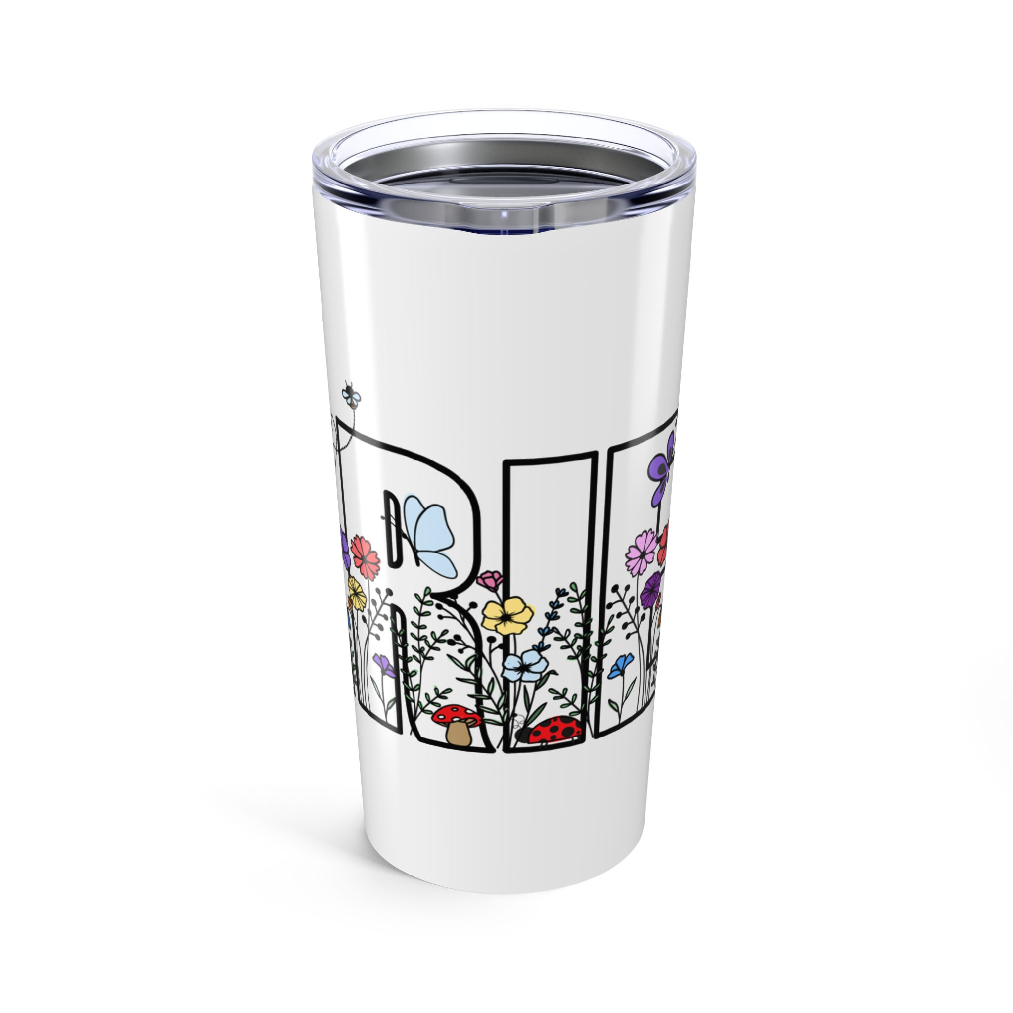 Aries Flowers 20 oz Tumbler | Astrology Style 