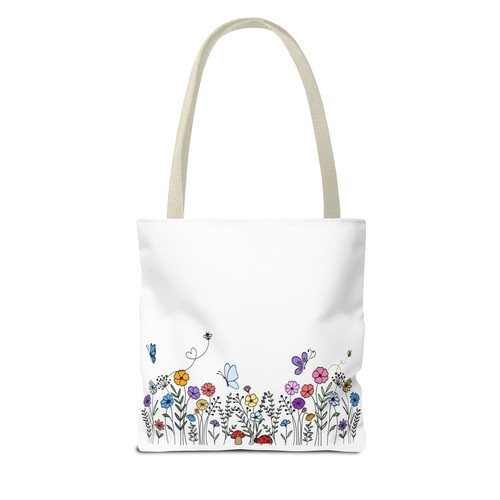 Gemini Flowers Tote Bag | Astrology Style | Heal With Bonnie