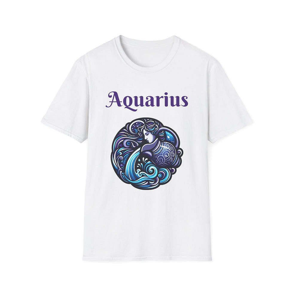 Aquarius X Unisex T-Shirt | Astrology Style 
