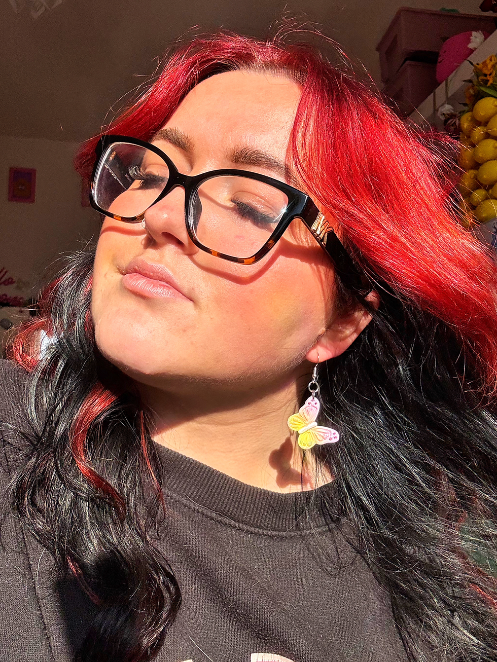Thumbnail: Ombre Butterfly Earrings