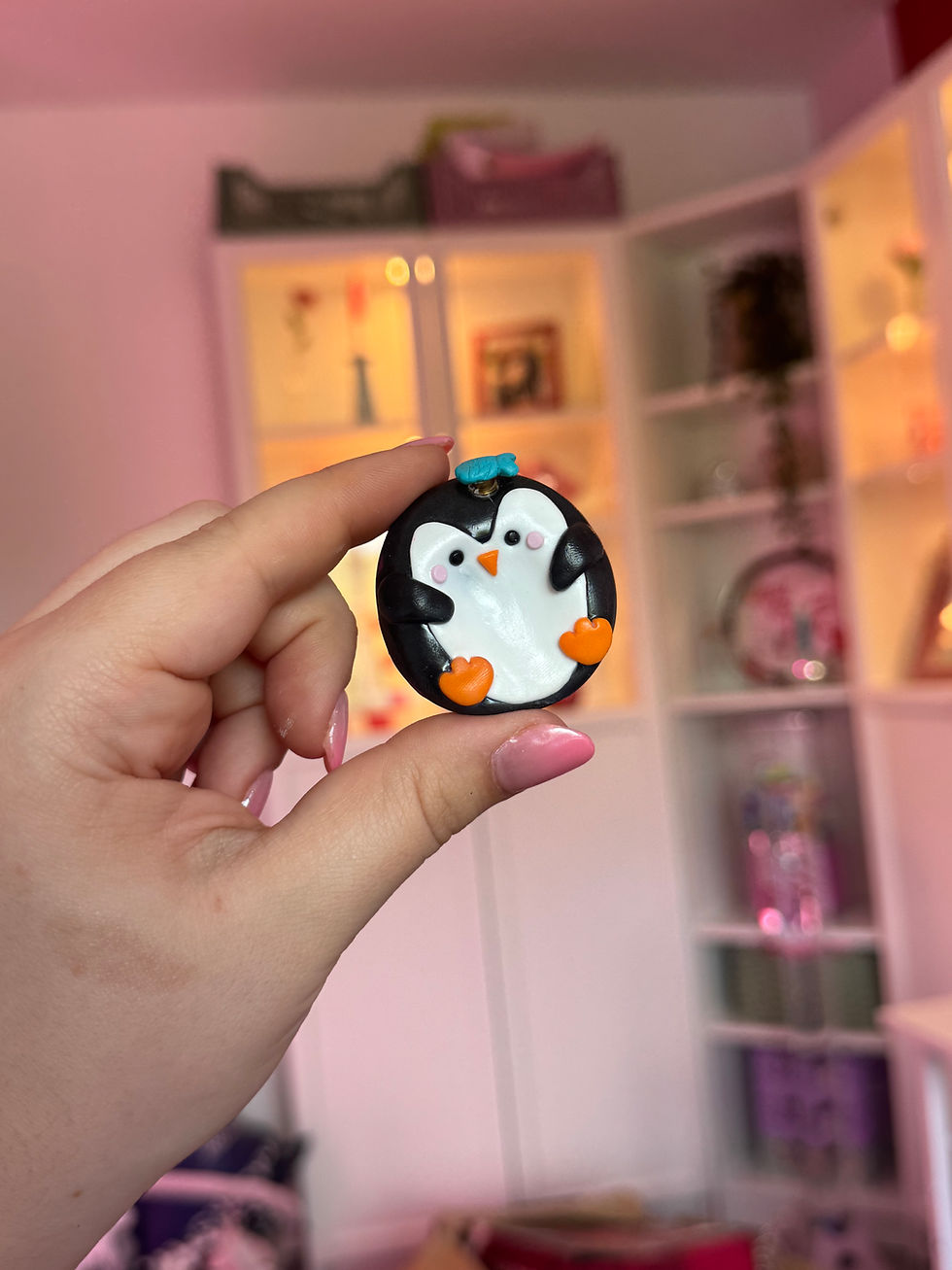 Thumbnail: Positive Penguin Worry Stone