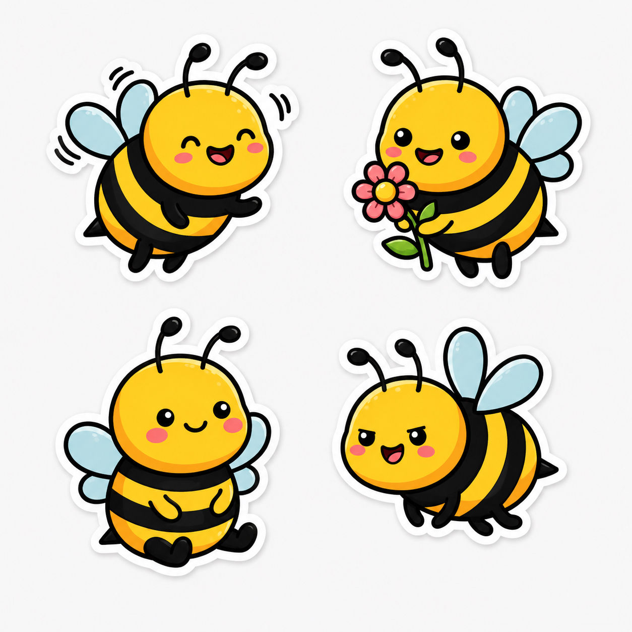 Bumble Bee Bestie Sticker Pack