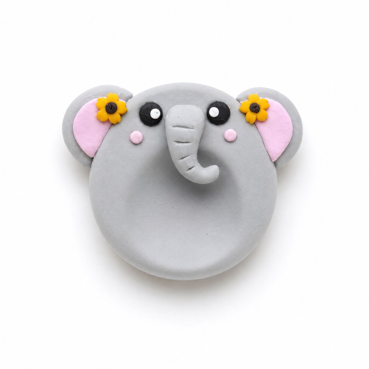 Embracing Elephant Worry Stone
