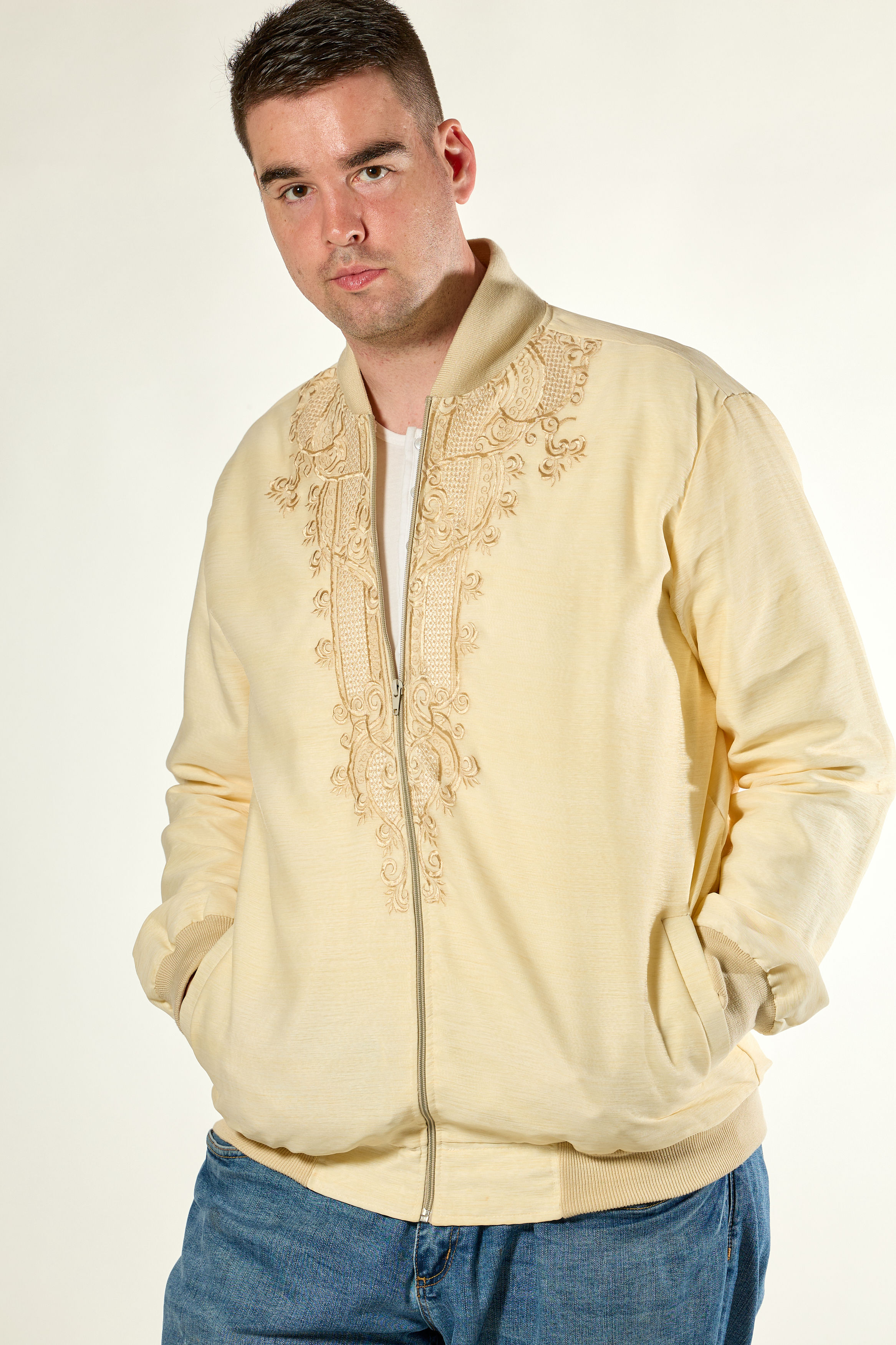 Bagwis Bomber Jacket Barong