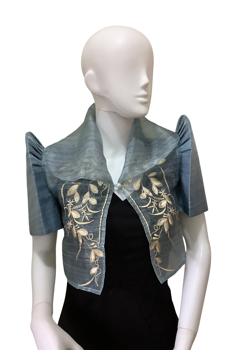 Thumbnail: Lambing Bolero (Red, Dusty Blue & Mocha)