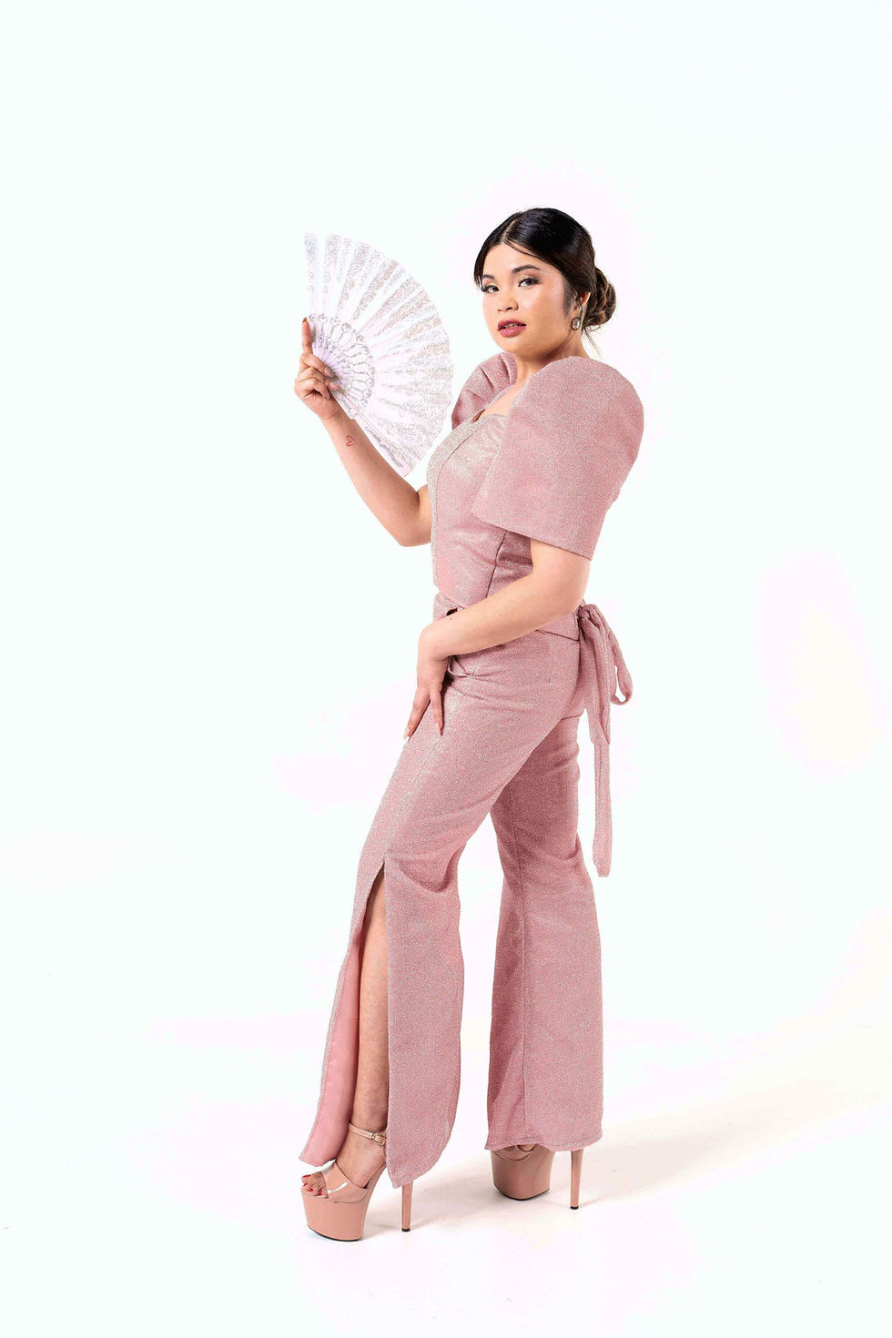 Thumbnail: Filipiniana top & pants tala 4