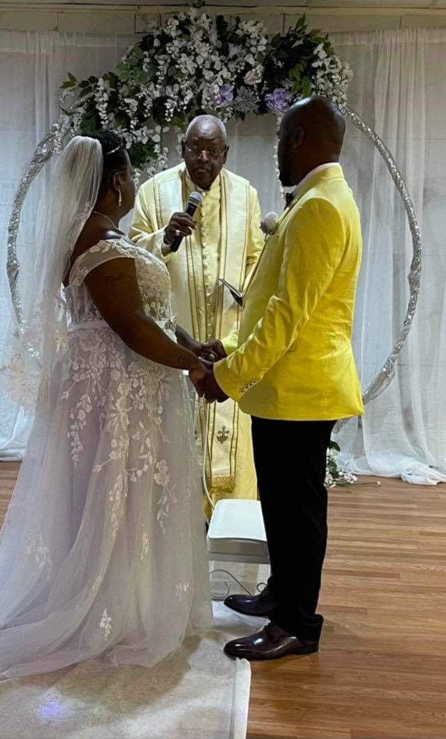 Martanez, Groom, and Preacher/Dad