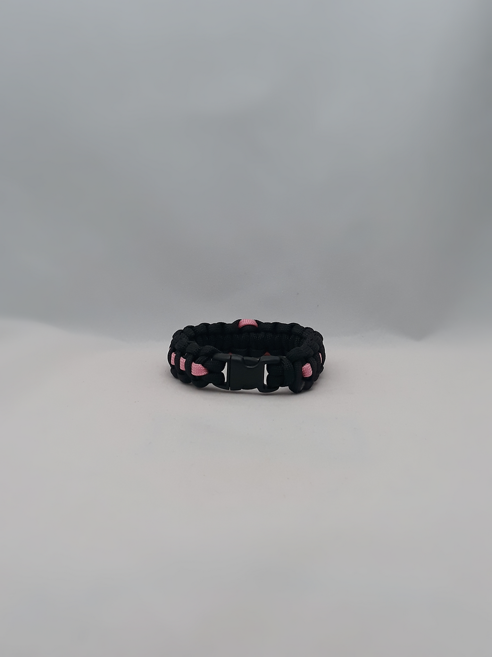 Thumbnail: Breast Cancer Custom Made Paracord Bracelet