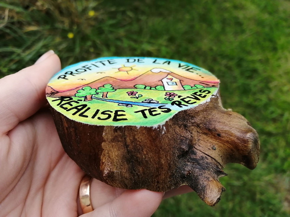 Miniature : Rondelles de motivation en bois