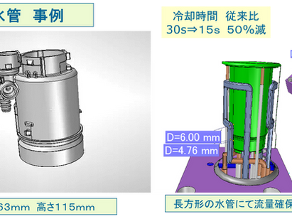 金属3Dプリンター：量産金型への適用事例
