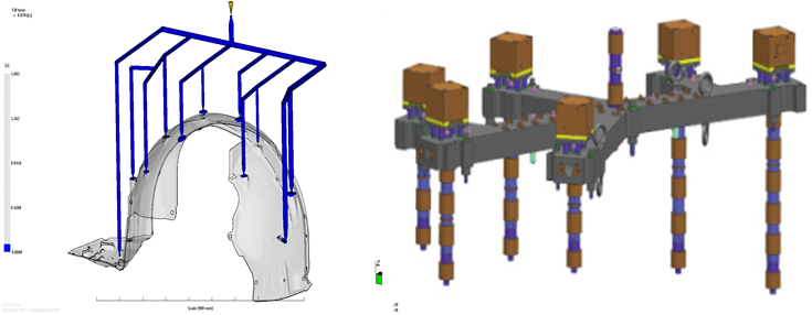 ホットランナーの採用により充填効率アップ