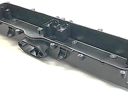 Mass production technology for large insert molded products