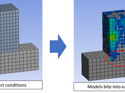 CAE: Model contact settings