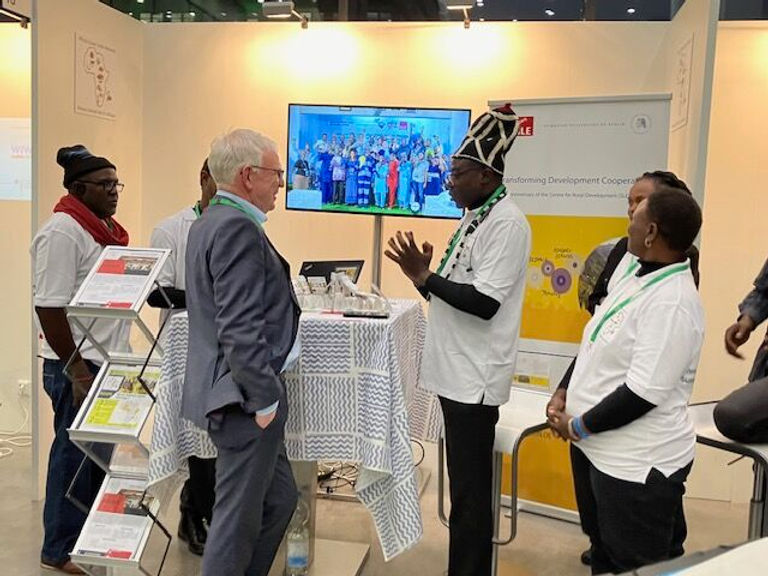 Jochen Flasbarth, Secretary of State BMZ to the AGSN stand