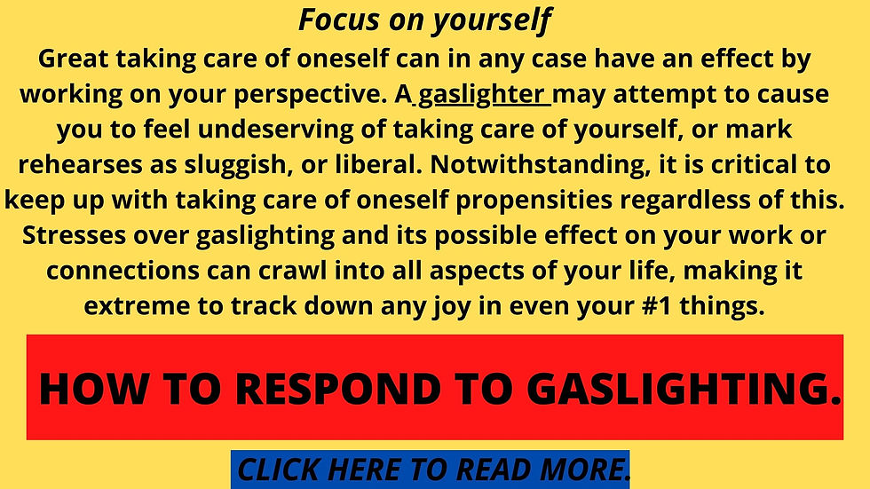 HOW TO RESPOND TO GASLIGHTING. gaslighting responses.