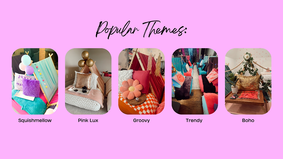 Sleepover Party Okie Tent Party Co.