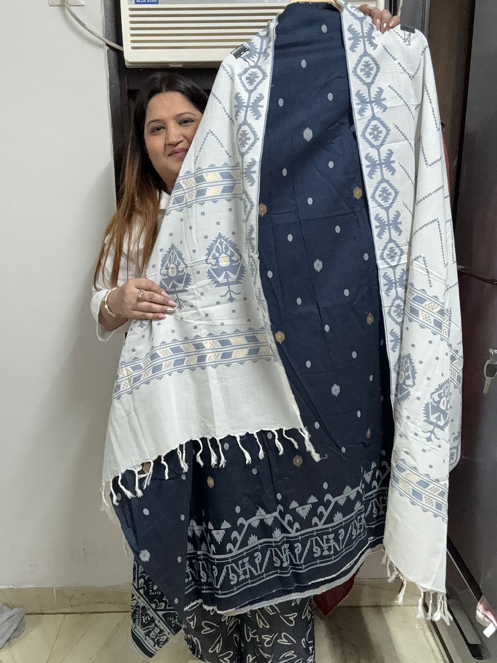 Linen Jamdani