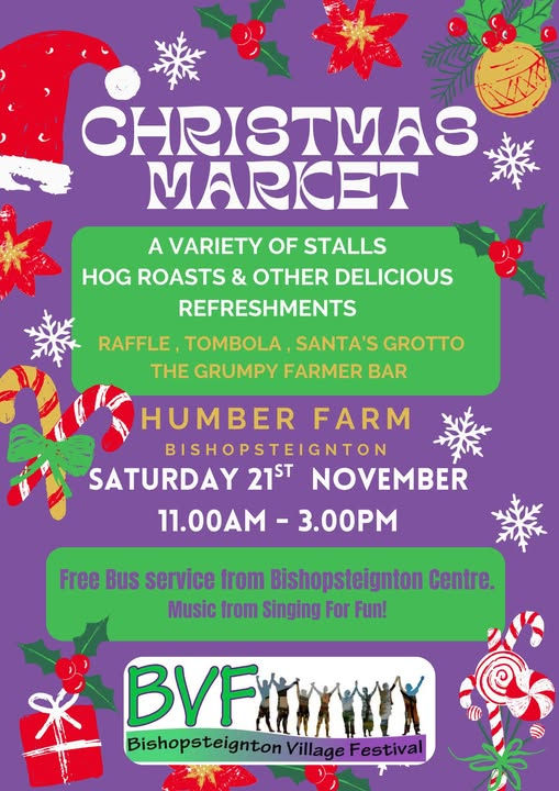 Bishopsteignton Christmas Market 2026