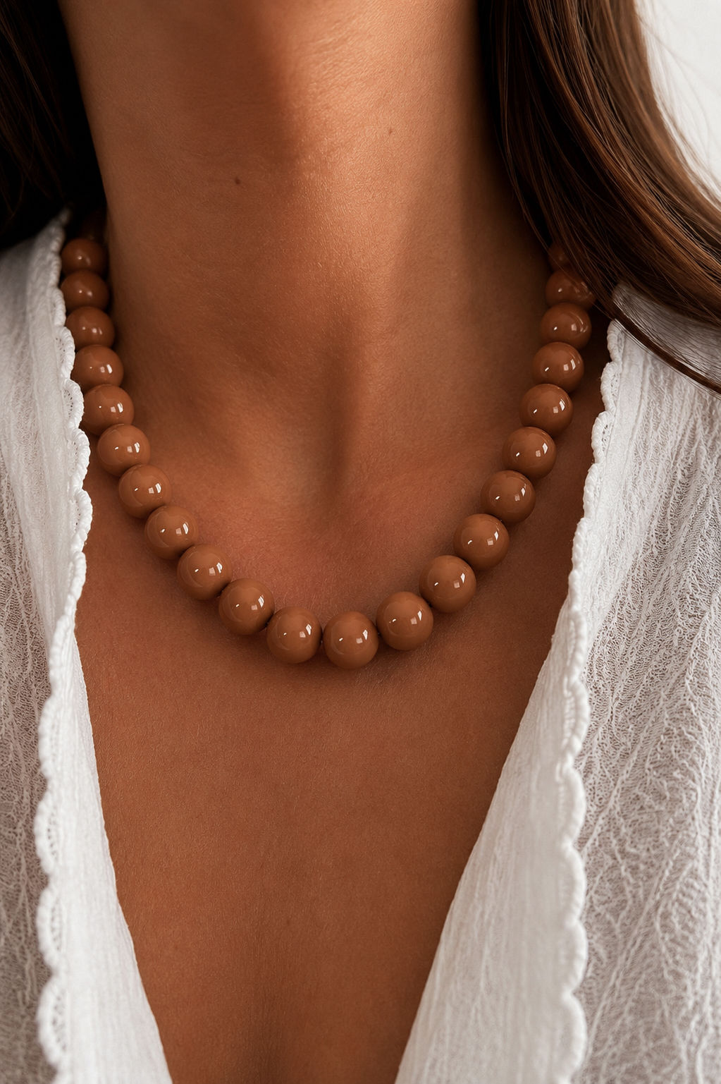 COLLAR POP MARRÓN 
