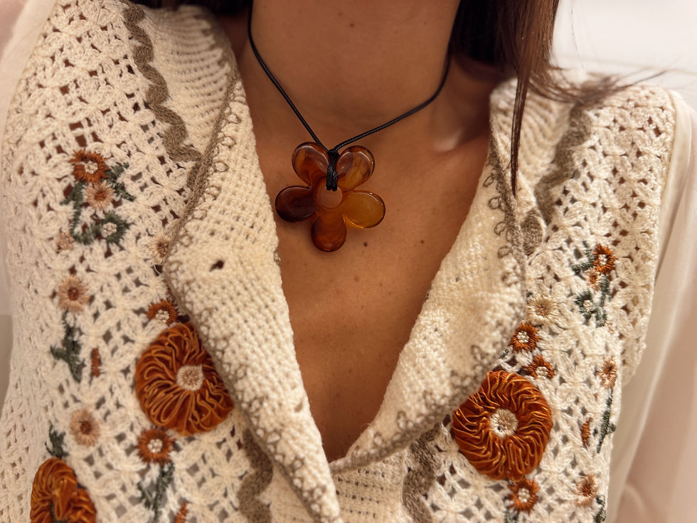 Miniatura: CHOKER FLOR