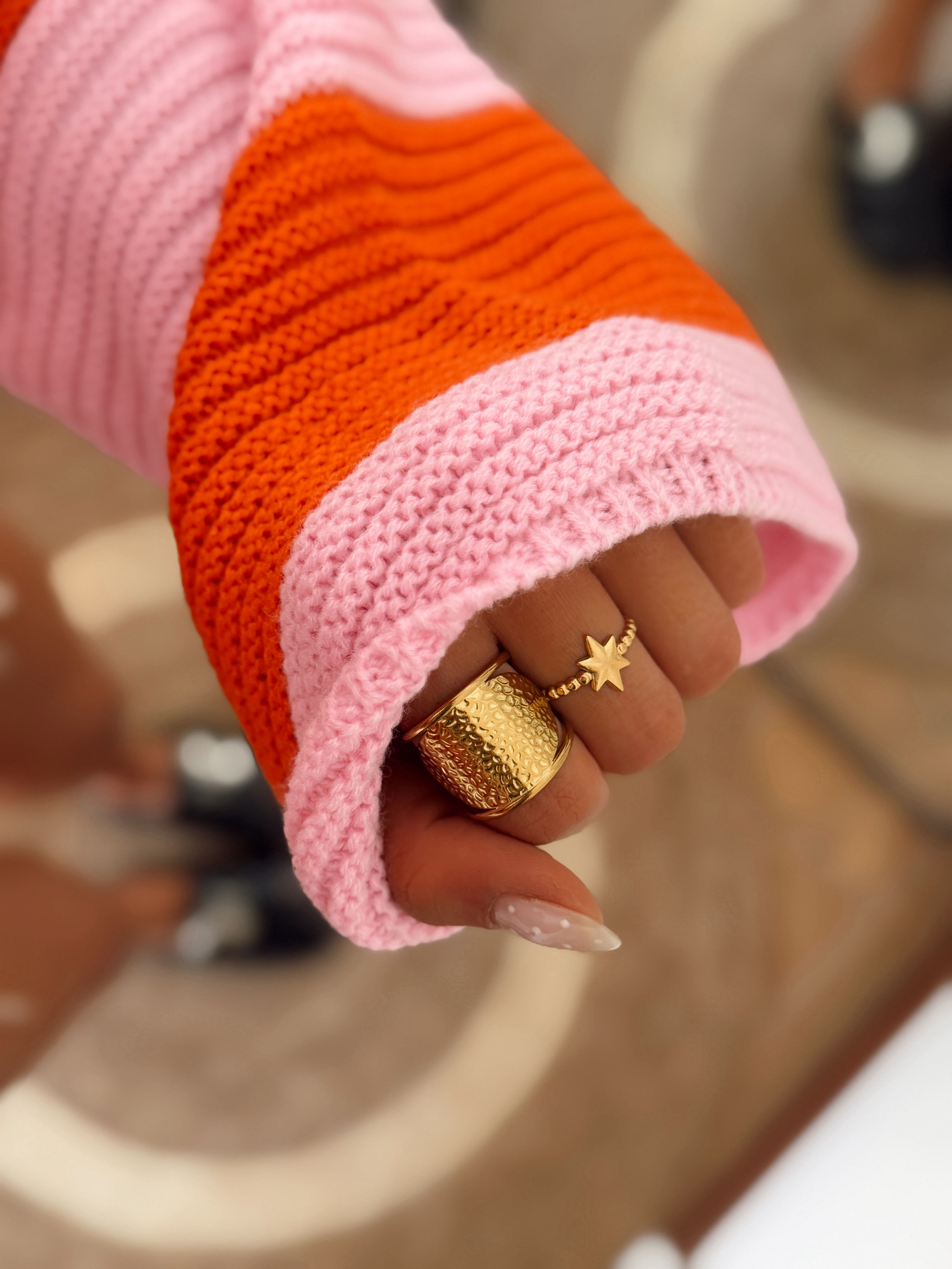 ANILLOS ACERO DORADO REGULABLES ( elegir opción ) 