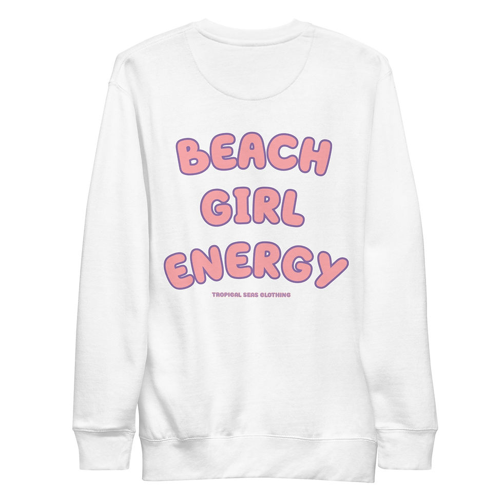 Thumbnail: Women's Premium Beach Girl Energy Sweatshirt