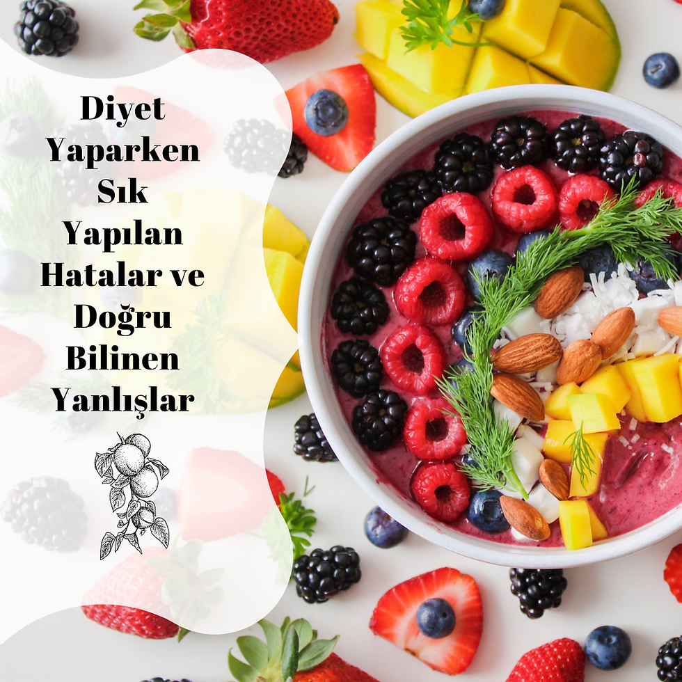 Diyet Yaparken Sık Yapılan Hatalar ve Doğru Bilinen Yanlışlar