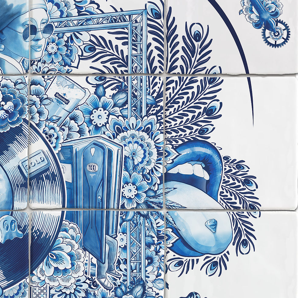Thumbnail: Clocks & Clouds – Tile Panel
