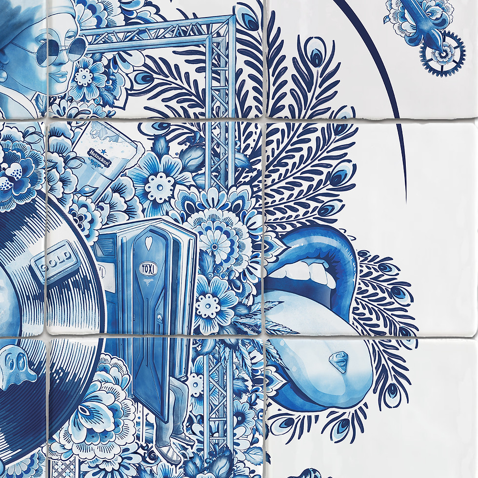 Thumbnail: Clocks & Clouds – Tile Panel