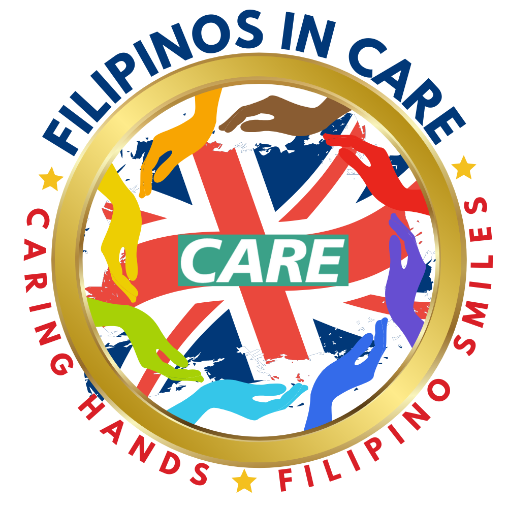 Filipinos in care charity logo
