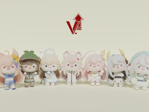 [Marshmallow Style Models] V-lup Chibi 3D