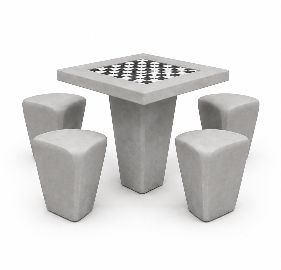 Miniatura: Conjunto Mesa G - by + 4 bancos Zora