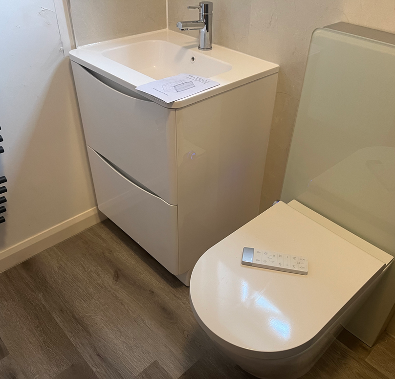 New bathroom installation