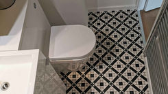 New bathroom tiles